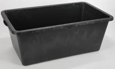 Image de Bac à mortier noir 90 L 720 x 420 x 300 mm 1209011, contenu:90 l