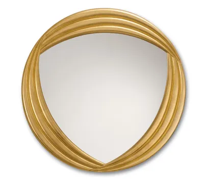 Obrázek produktu pro MO.WA nástěnné zrcadlo zrcadlo kulaté zlaté plátky ručně vyrobené Ø 80 cm kulaté dekorativní zrcadlo s dřevěným rámem pozlacené zrcadlo na chodbě zrcadlo v koupelně zrcadlo v ložnici