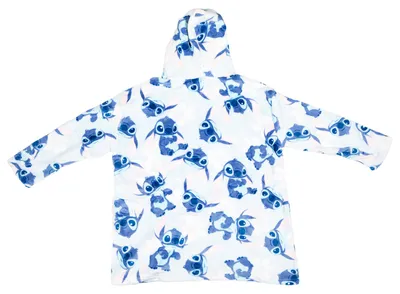 Image de Disney Lilo & Stitch poncho à capuche fleurs 7 - 14 ans - Polyester