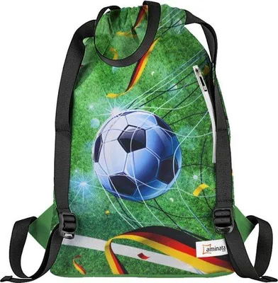 Zdjęcie produktu dla Zielona torba sportowa dla chłopców, duża, wodoodporna, odblaskowa