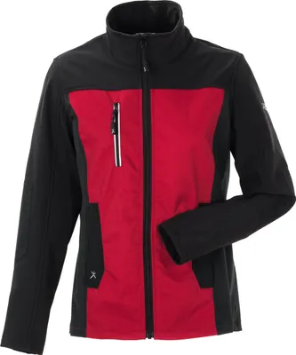 Produktbild von Größe 44 Planam Norit Damen Hybridjacke rot schwarz Modell 6517