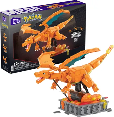 Produktbild von Charizard Actionfigur - Beweglich mit 1664 Teilen