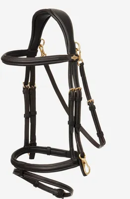 Zdjęcie produktu dla LeMieux Snaffle Bridle LM Work Bridle Classic Brown
