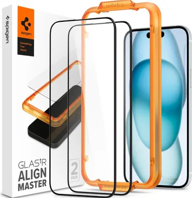 Obrázok produktu pre Spigen AGL06906, Apple, iPhone 15, Odolné proti poškriabaniu, Priehľadná, 1 kusov