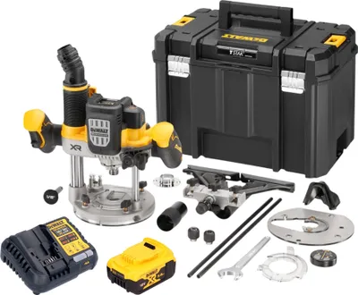 Zdjęcie produktu dla Frezarka akumulatorowa DeWalt DCW 620 P1T 18 V 12 mm bezszczotkowa + 1x akumulator 5,0 Ah + ładowarka + TSTAK