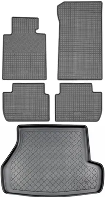 Produktbild von BMW 3er E46 Touring Kombi (5-Türer) von 1998-2005.08. SET - Gummifußmatten + Kofferraummatte