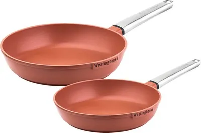 Produktbild von Westinghouse Bratpfannenset Performance ø 24 und 28 cm - Rot - Induktion und alle anderen Wärmequellen