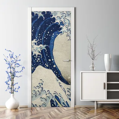 Produktbild von Dekorative Türposter selbstklebend Klebefolie Wandaufkleber Türaufkleber Das Krähenbild 70 x 200 cm