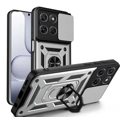 Produktbild von Outdoor Panzer Hülle für Motorola Moto G67 Silber