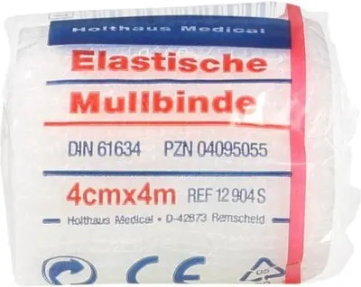Obrázok produktu pre Holthaus Medical elastický gázový obväz 4 cm x 4 m, balenie po 1 ks