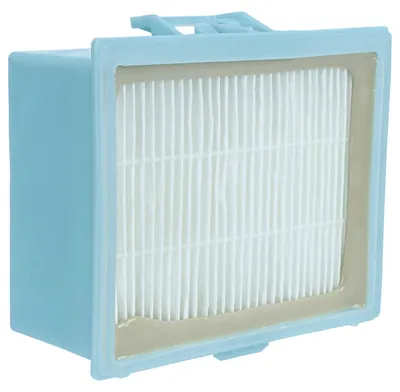 Produktbild von vhbw Staubsaugerfilter kompatibel mit Bosch BGL2B130/01, BGL2A220/01, BGL2B132/01, BGC2UK2000/11, BGL21328GB/01 Staubsauger - HEPA-Filter Blau Weiß