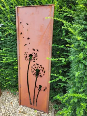 Immagine prodotto di Edelrost Paravent Pusteblume