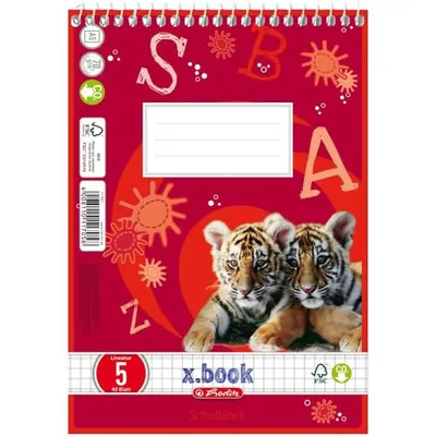 Produktbild von Herlitz 117051, Mehrfarbig, A5, 40 Blätter, 70 g/m², Universal