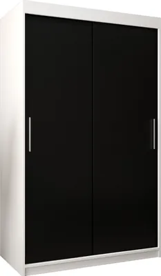 Produktbild von Kleiderschrank, Schiebetürenschrank Schlafzimmer, Schrank TOKYO 120 cm