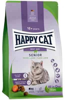 Image de HappyCat 1,3kg Senior Weide Lamm