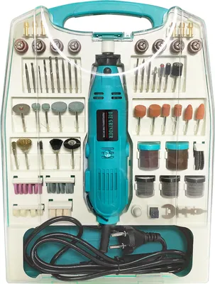 Produktbild von VA-Cerulean Mini-Winkelschleifer Set 226-tlg Schleifer-Set Schleifermachine Multifunktionswerkzeug für Hand- und Heimwerker (226-tlg)