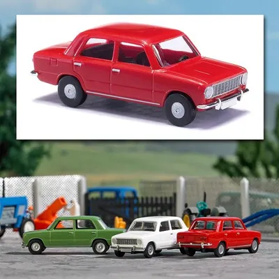 Immagine prodotto di Busch 87001 - Scala TT - Lada 1200 rossa - Nuovo