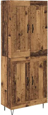 Image de Haut Armoire Bois Ancien 69,5 x 34 x 180 cm Bois d'ingénierie