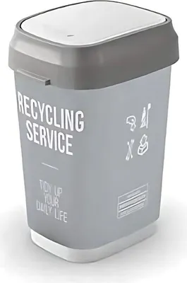 Zdjęcie produktu dla Keter Recycling Service Dual Swing Prullenbak - 10 litrów
