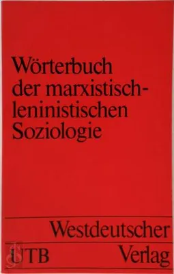 Obrázek produktu pro Wörterbuch der Marxistisch-Leninistischen Soziologie