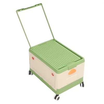 Zdjęcie produktu dla Rolling Toy Storage Bin,Rolling Wheels Toy Storage Bin,Toy Storage Box with Lid and Wheels,Toy Storage Bin with Wheels,Toy Storage Organizer Bin with Lid,Toy Storage Organizer with Lid