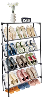 Produktbild von Omgoods – Schuhregal mit 5 Etagen für 15 Paar Schuhe