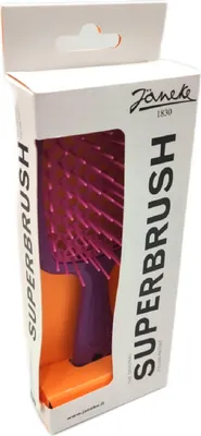 Image de Jäneke Brosse RosaLila Démêle efficacement les cheveux en douceur