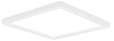 Image de B.K.Licht Plafonnier LED, Plat, Lumière indirecte, Lumière blanc neutre, Blanc, 24 x 24 x 3 cm