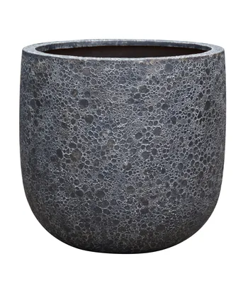 Produktbild von Dehner Pflanztopf Lava, rund, Ø 55 cm (Ø innen 47 cm), Höhe 55 cm, Polystone, schwarz