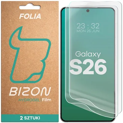 Produktbild von 2x Hydrogel Folie für den Bildschirm für Galaxy S26, Bizon Film Hydrogel Front Duo