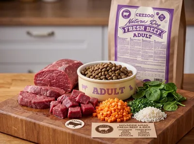 Obrázek produktu pro CEZZOO Natura Dog Fresh Beef Adult 10kg