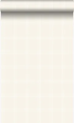 Produktbild von Origin Wallcoverings Tapete Karomuster Weiß 53 cm x 10.05 m