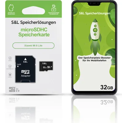 Produktbild von microSD Speicherkarte S&L für Xiaomi Mi 8 Lite - Speicherkapazität: 32 GB