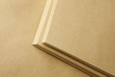 Produktbild von Clairefontaine Braunes Kraftpapier, Ries, gerippt, A3, 125 Bogen 90g 396006C