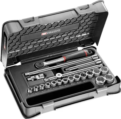Produktbild von Facom Steckschluessel-Set 3/8 J.161B, 20-tlg