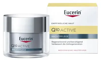 Immagine prodotto di Eucerin Q10 Active Crema Antirughe Notte, 50 ml Crema