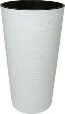Produktbild von Hochkübel Lilia Strip ø 25 / H=46 cm - weiss