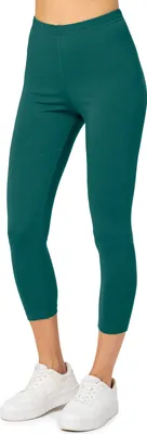 Image de Merry Style Leggings 3/4 pour femmes en coton MS10-199 (vert émeraude, L)