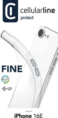 Produktbild von Fine Case für Apple iPhone 16E Clear (61089)