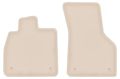 Immagine prodotto di Tappetini anteriori in velluto PREMIUM beige compatibili con Audi TT III (2015-, coupé) – con fissaggi – su misura
