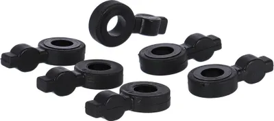 Produktbild von SKS Stecker für ASR-Sicherungssysteme Zylinderstecker, schwarz (6er Pack)