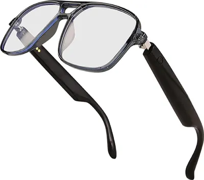 Produktbild von Avizar, Bluetooth Smart Brille Modell Sharp Leicht Integriertes Audio, Schwarz