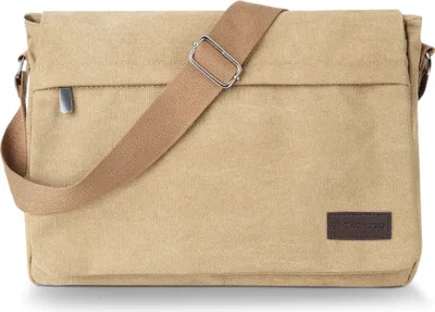 Produktbild von Zagatto Stadt-Umhängetasche beige ZG658 Schultertasche Umhängebeutel Arbeitstaschen