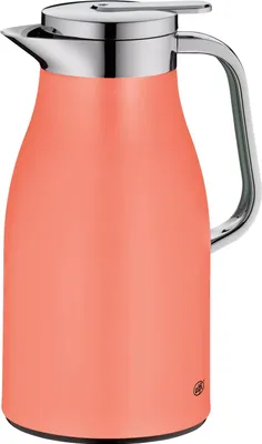 Produktbild von Alfi Skyline, Karaffe, 1 l, Aprikose, Silikon, Polypropylen (PP), Thermoplastisches Elastomer (TPE), Edelstahl, Glas, Rund, Kunststoff