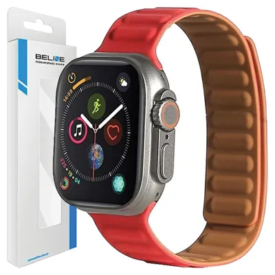 Image de Beline Apple Watch Magnetic Strap 42/44/45/49 Mm Red/Red