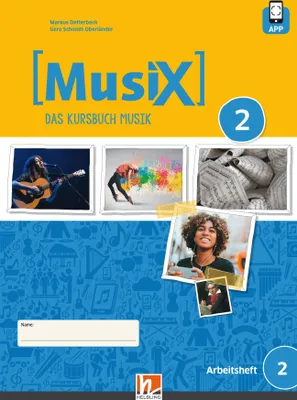Produktbild von MusiX 2 (Ausgabe ab 2019) Arbeitsheft 2 inkl. Helbling Media App