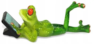 Obrázek produktu pro Art-Pol Figurka žáby s tabletem dekorace