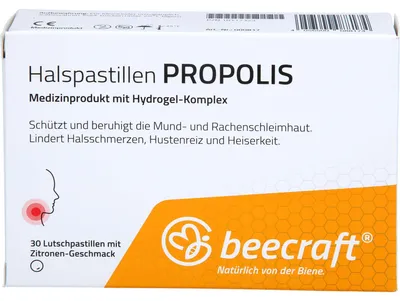 Produktbild von Beecraft Halspastillen Propolis 30 St