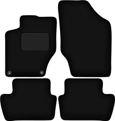 Produktbild von Schwarze Velours-Fußmatten für: DS. 4 Crossback-Fließheck (2015–2018)