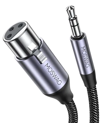 Zdjęcie produktu dla Kabel mikrofonowy, 3,5 mm (wtyk męski) do XLR (wtyk żeński), długość 2 metry